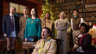 The cast of the Ghosts UK Christmas special 2023