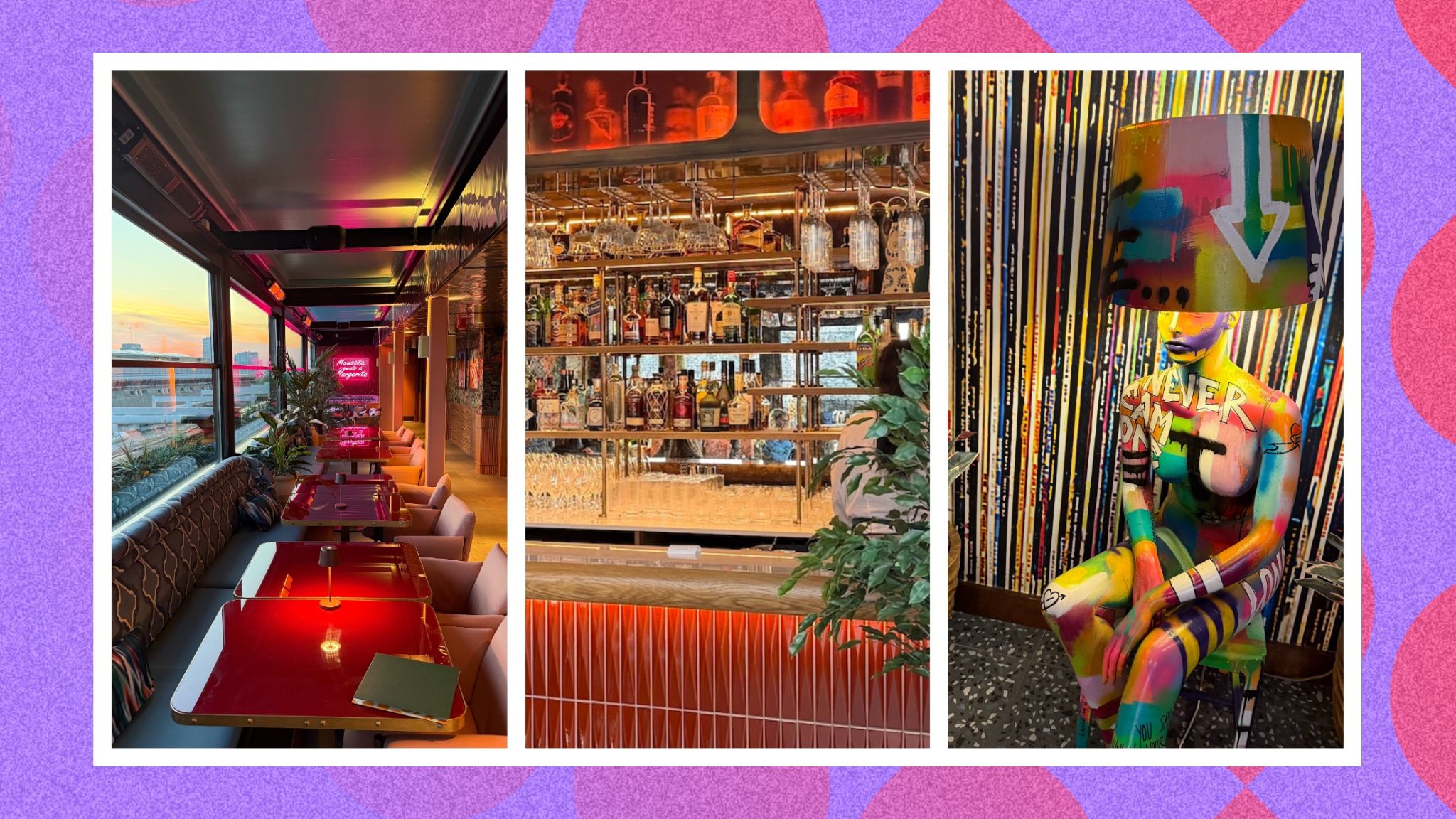 Images from Sabine Holborn cocktail bar