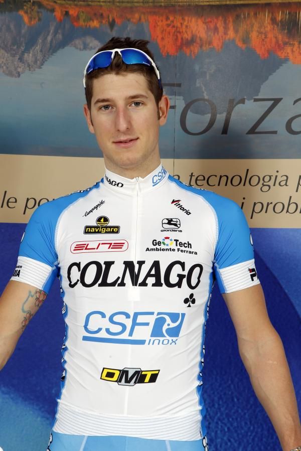 Sasha Modolo (Colnago-CSF) is one of the bright young hopes of Italian cycling.