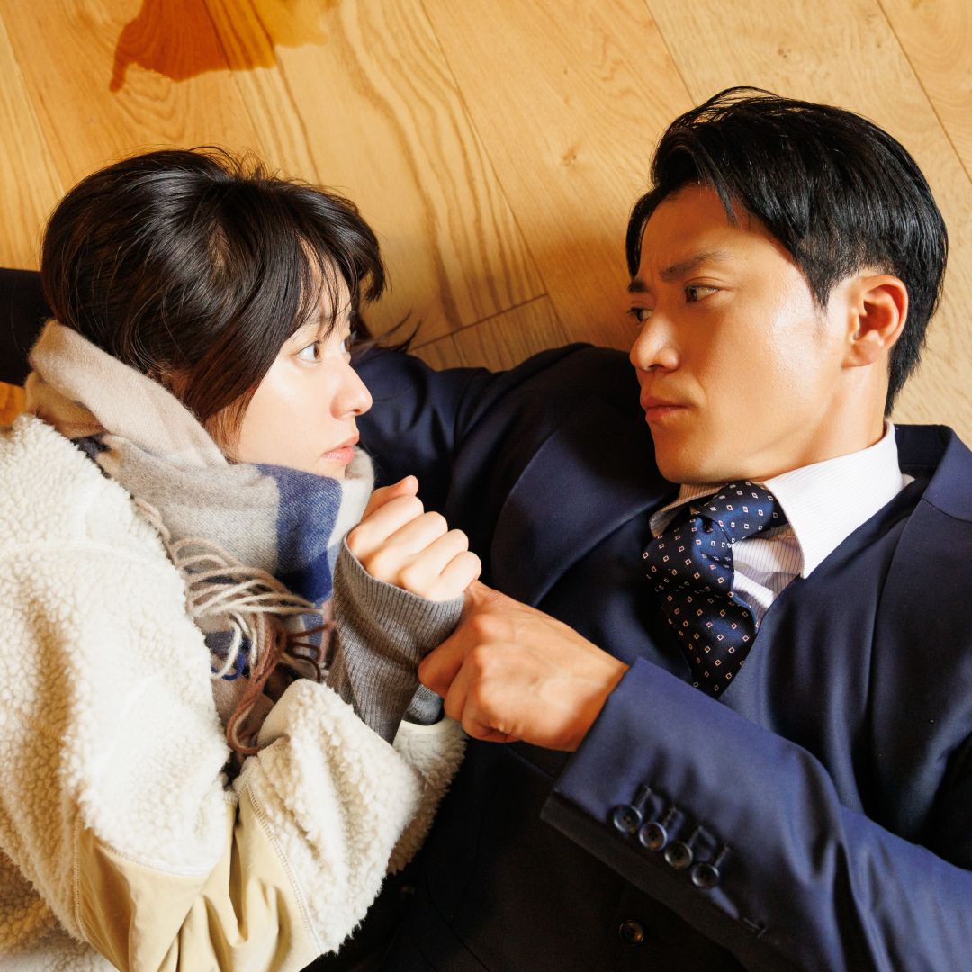 Han Hyo-joo as Lee Ha-na and Shun Oguri as Sosuke Fujiwara in &#039;Romantics Anonymous.&#039;