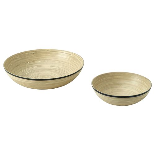 Soluppg&Aring;ng Serving Bowl, Set of 2 - Bamboo