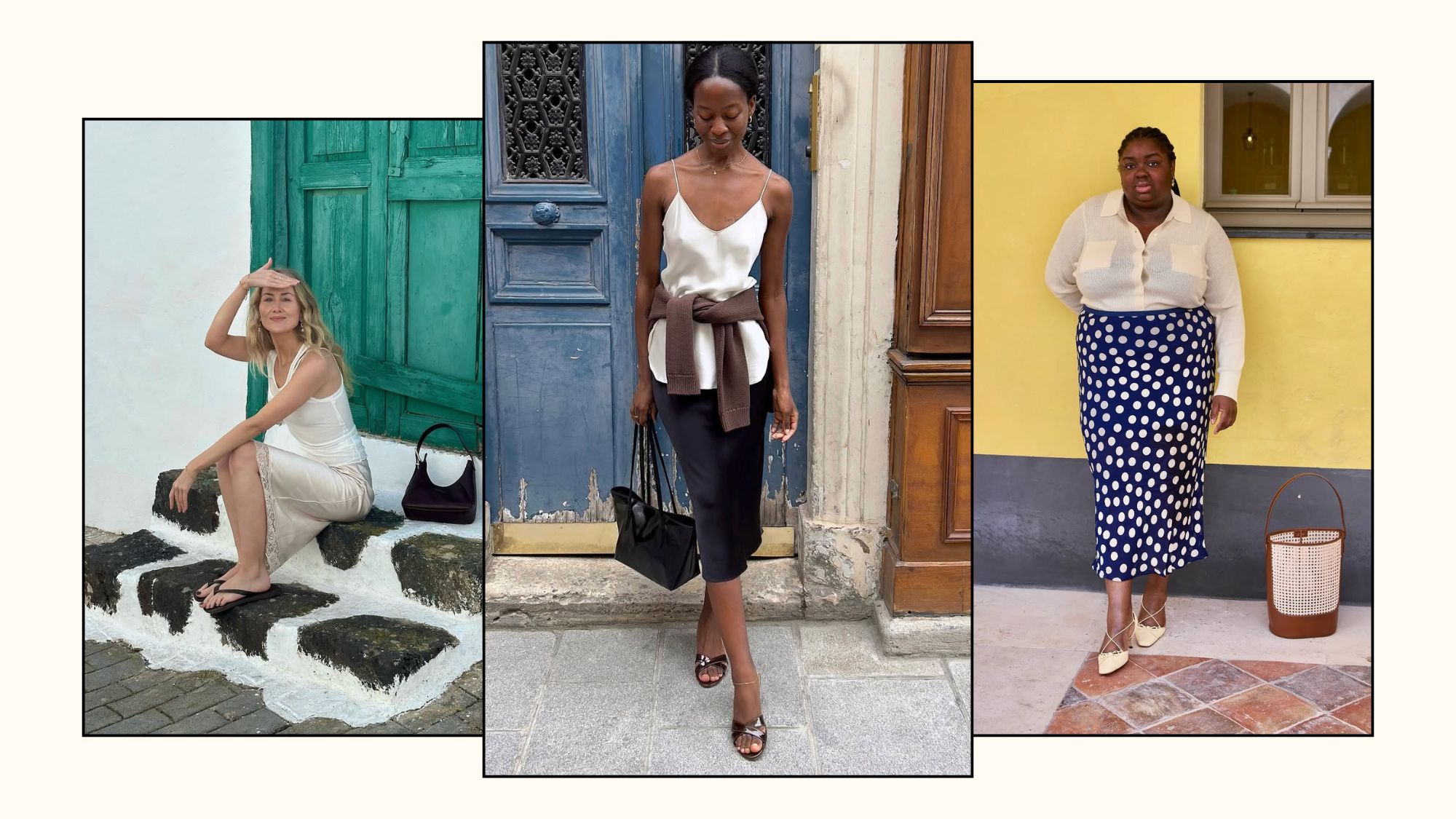 7 Satin Skirt Outfits to Recreate in Summer 2025