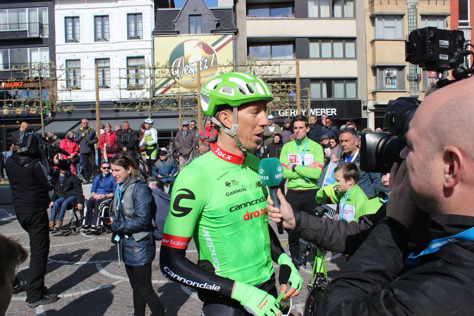Sep Vanmarcke speaks to Belgian TV channel Sporza