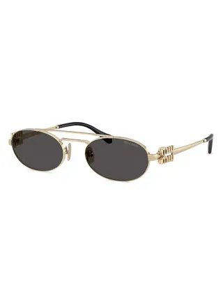 53mm Oval Sunglasses