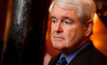 Just days into his struggling presidential campaign, Newt Gingrich is already fighting with his own party and being publicly ridiculed by potential voters.