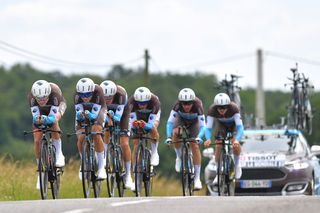 AG2R La Mondiale at Criterium du Dauphine stage 3 team time trial