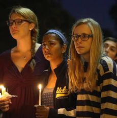 vigil for mass shooting in california