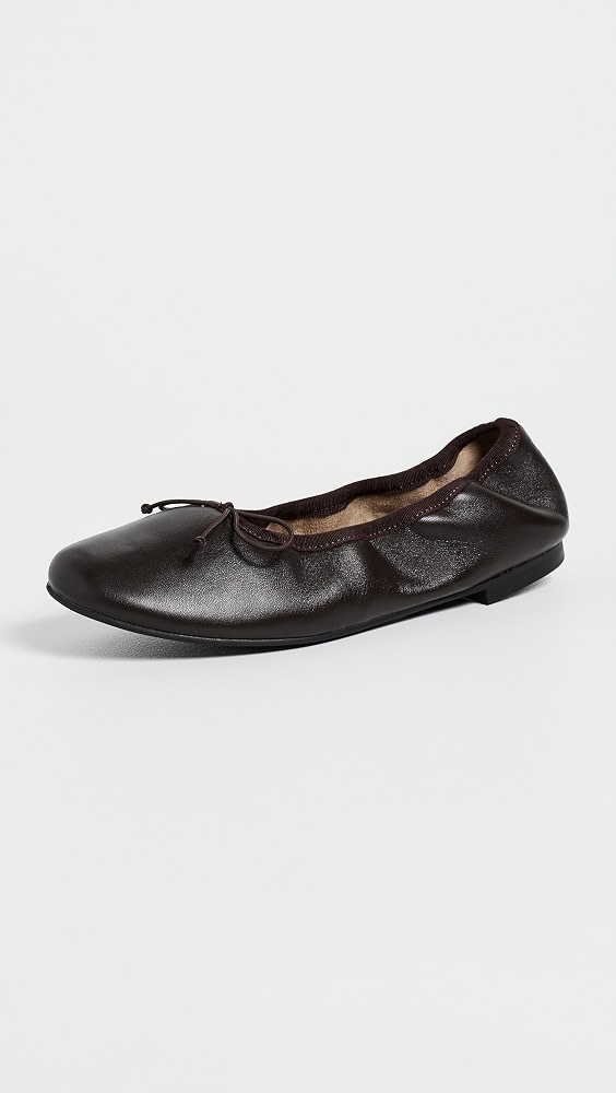 Chelsea Flats - Chocolate Nappa