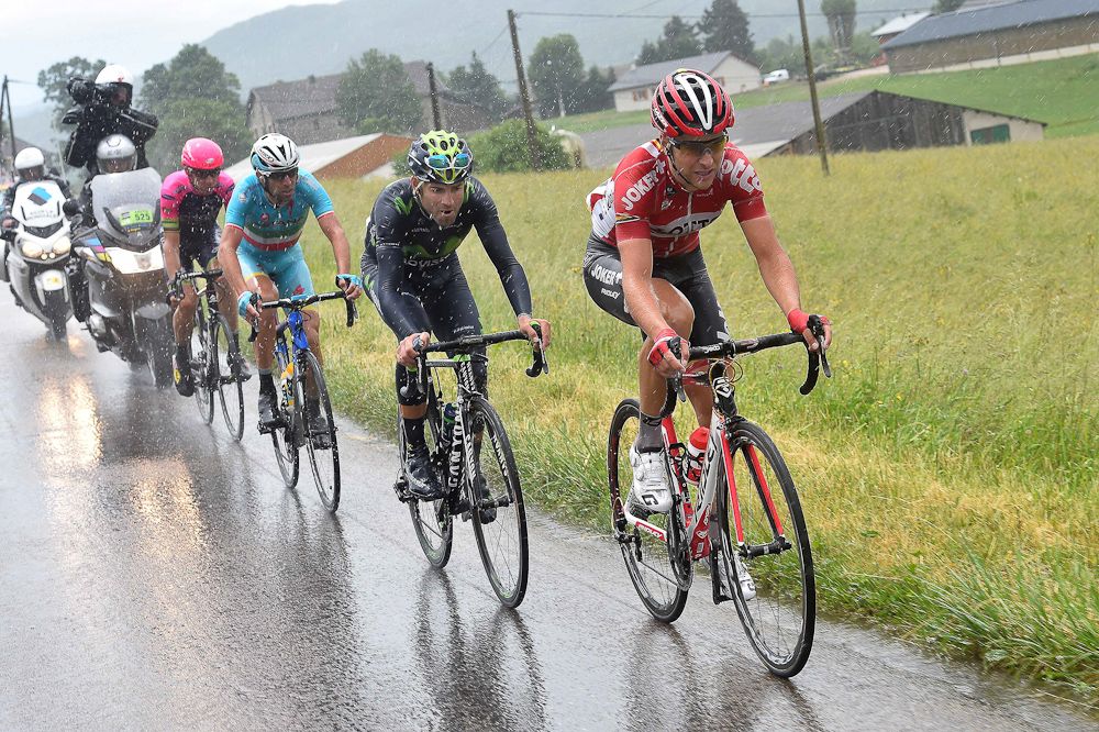 Gallopin, Valverde, Rui Costa, and Nibali.