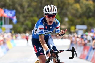 Sarah Gigante won the Tour Down Under with a victory atop Mount Willunga