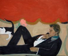 colourful painting of person