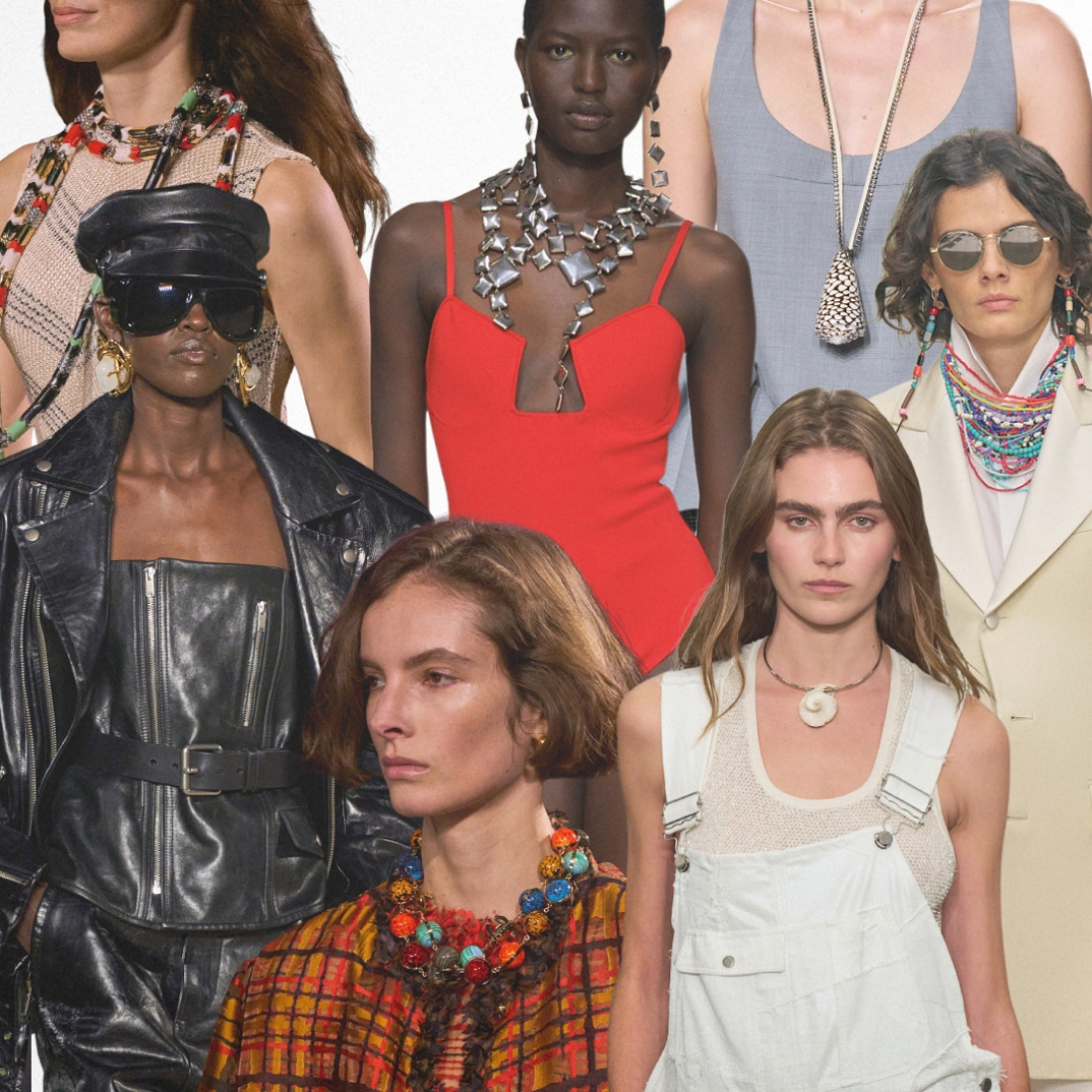 spring jewelry trends 2026 at Chanel, Givenchy, Dries Van Noten, Louis Vuitton, Saint Laurent, Ralph Lauren, and Celine