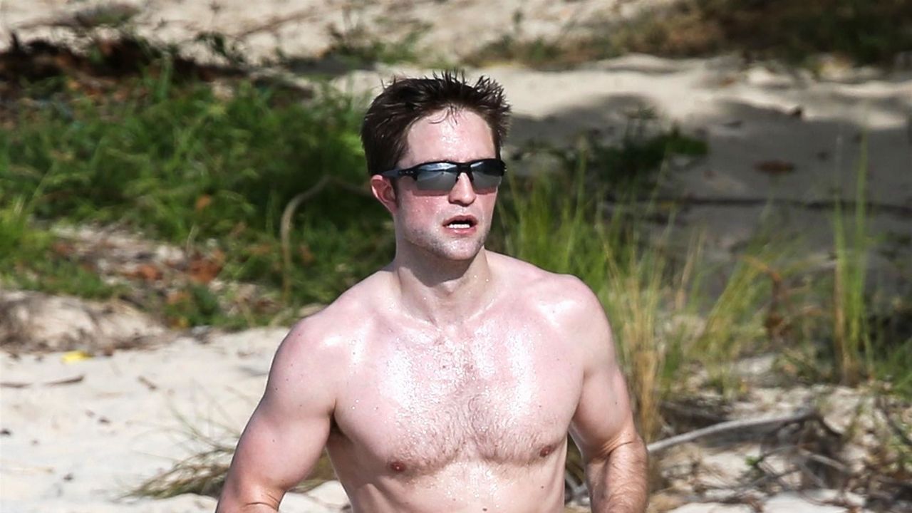 Robert Pattinson shirtless