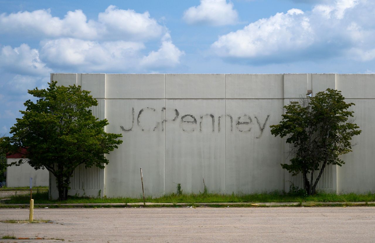 An empty department store in North Carolina.