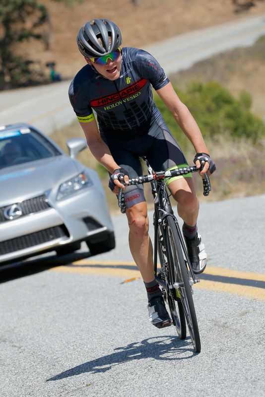 A long range solo attack by Toms Skujins (Hincapie Racing Team) was rewarded with stage victory and the yellow jersey