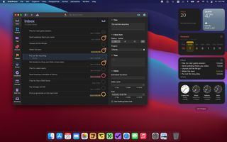 Omnifocus 311 Big Sur Widget Screenshot
