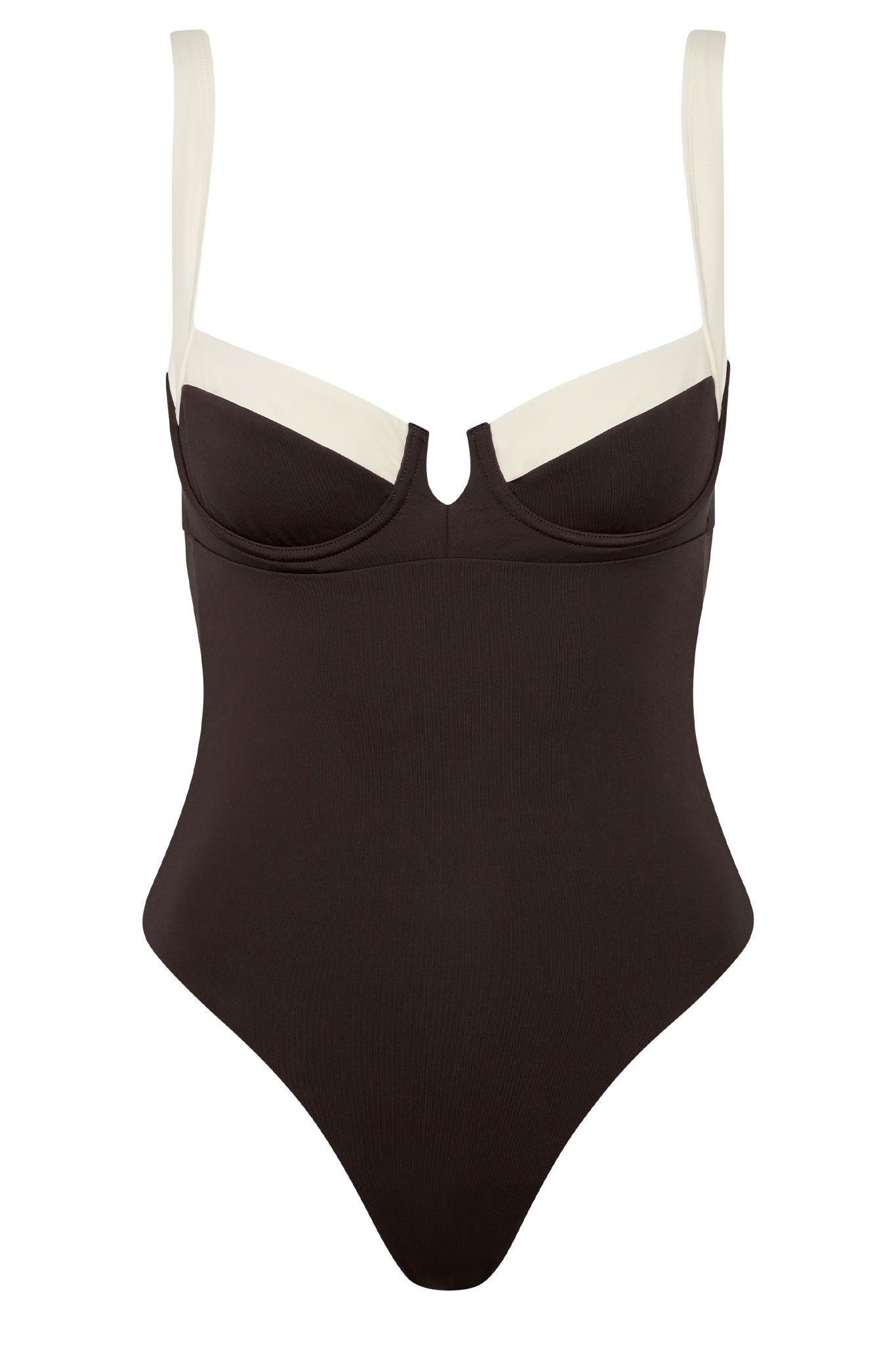 Clovelly One Piece - Espresso/ivory - Espresso/ivory / P