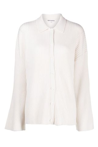 Reformation Fantino Cashmere Collared Cardigan 