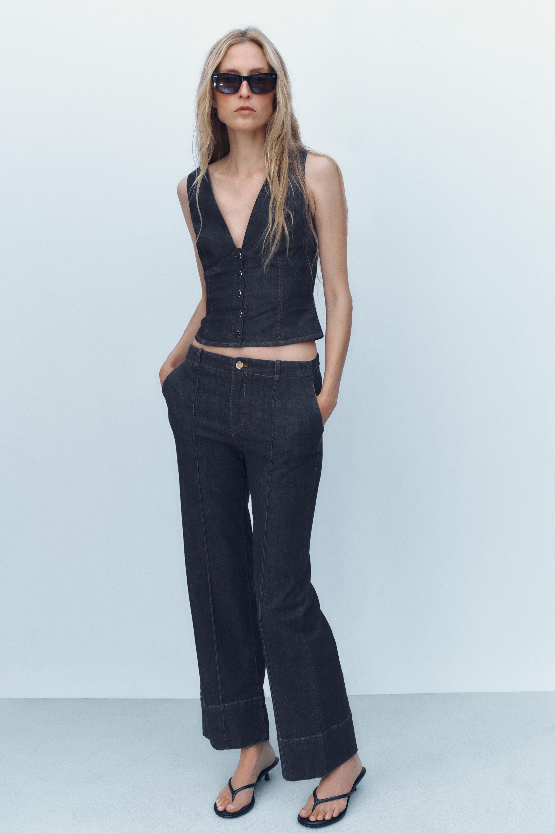 Z1975 Denim Crop Top