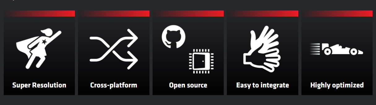 AMD FidelityFX Super Resolution features