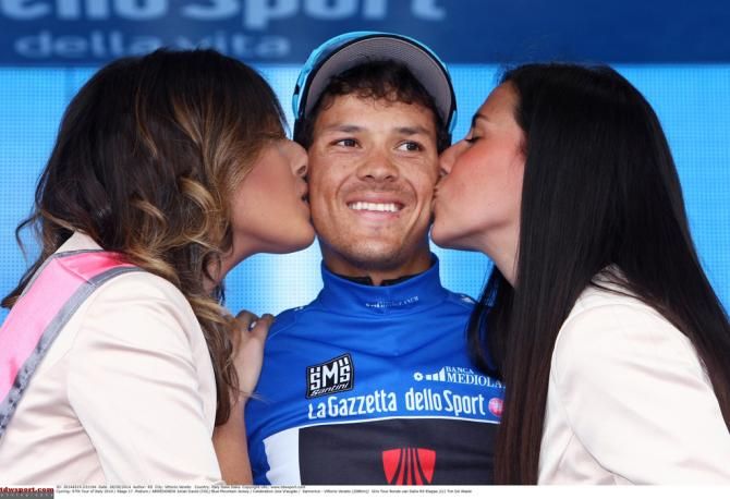 Julian Arredondo (Trek) spends another day in the climbers jersey