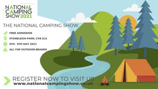 National Camping Show promotional illustration