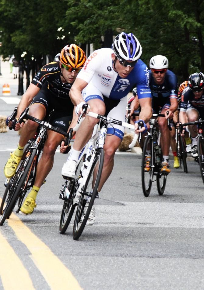 Recently returned from his European Classic assault, Bradley White (Unitedhealthcare Pro Cycling Team) made the lead brake