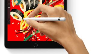 Apple Pencil 1 vs 2: Hand drawing with Apple Pencil on iPad featuring colorful artwork