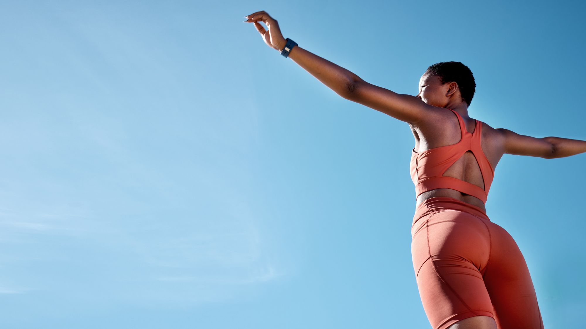 Angel wings workout move