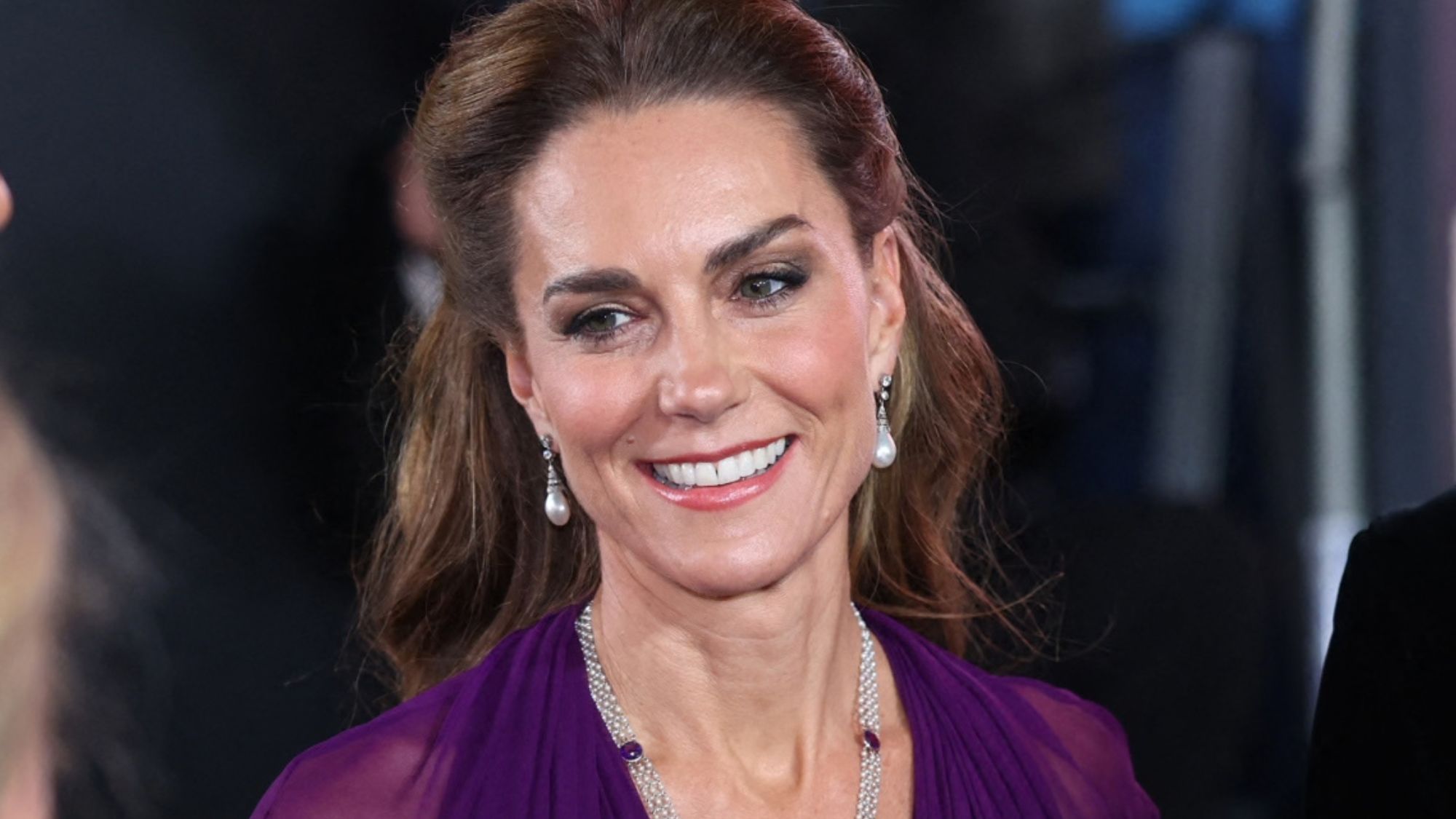 Catherine, Princess of Wales smiles as she arrives for the global premiere of the film 'Digger' in Leicester Square in central London on September 22, 2026