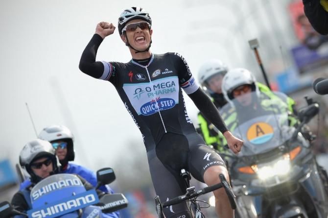 Niki Terpstra (Omega Pharma Quick Step) wins Dwars door Vlaanderen