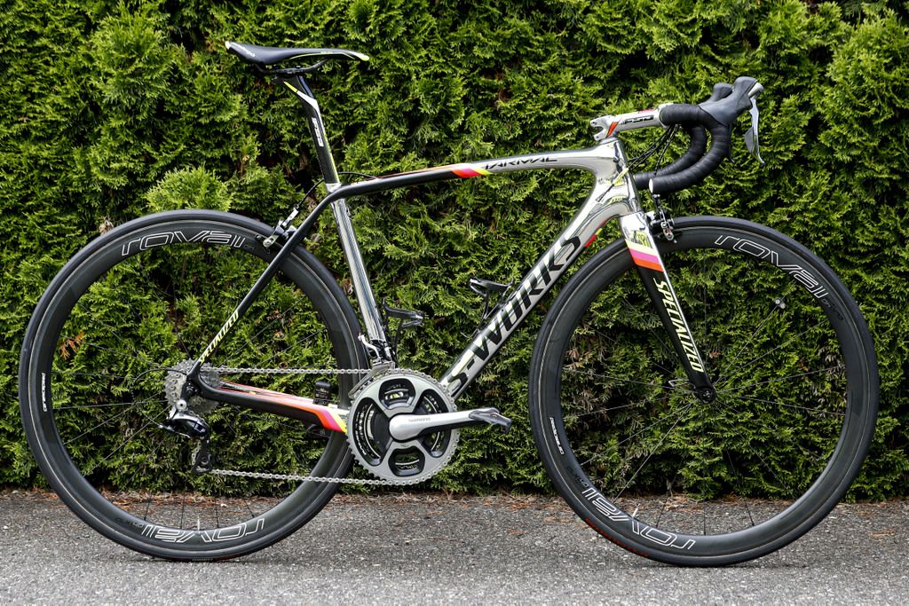 Alberto Contador's new custom Specialized S-Works Tarmac