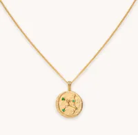 5. Virgo Zodiac Pendant Necklace
