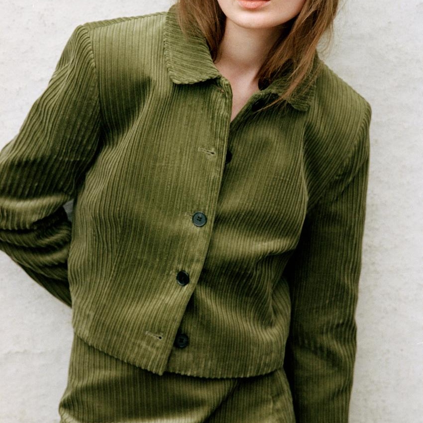 Zara Short Corduroy Jacket