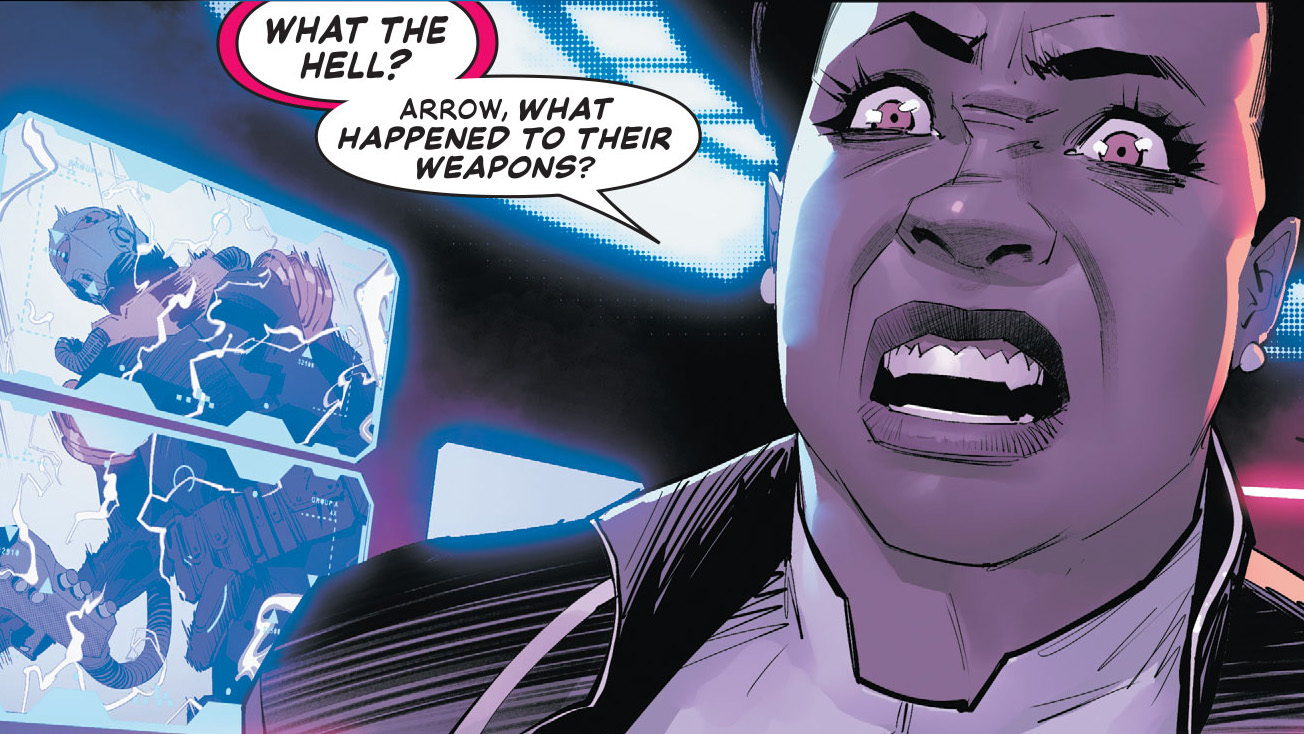 Amanda Waller menghadapi kekalahan.