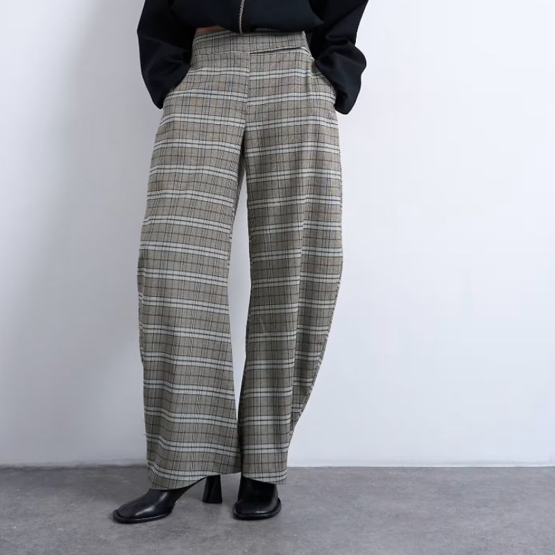 Image of checked trousers