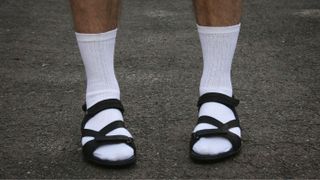 Dads really shouldn’t wear socks with sandals