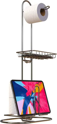 GeekDigg Toilet Paper Holder Stand| $24$12 at Amazon