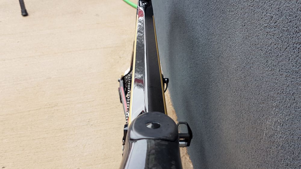 Aerodynamic profiling of the tubing features throughout the bike