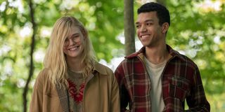 Elle Fanning and Justice Smith as the lead characters in All The Bright Places.