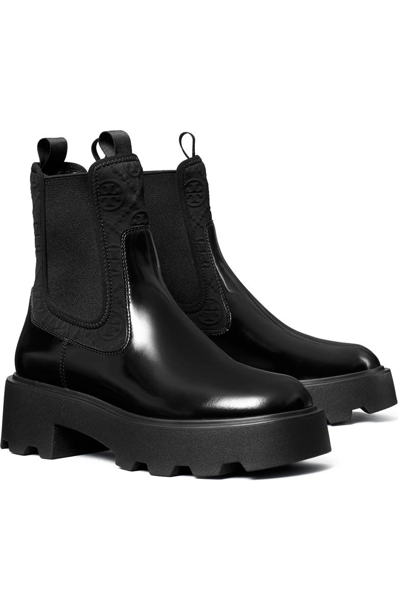 T Monogram Lug Sole Chelsea Boot