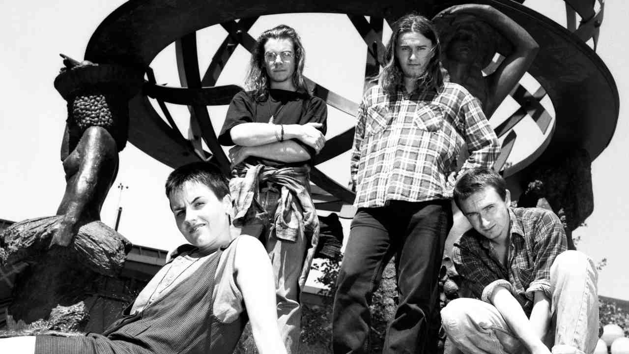 Cranberries posing for a photograph in the mid 1990s