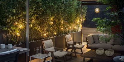 roost episode 3 - a patio decking area with pergola and outdoor lighting - Pic-credit-Chaplins