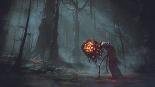 History of open world game design on PlayStation; a witch in a dark forest