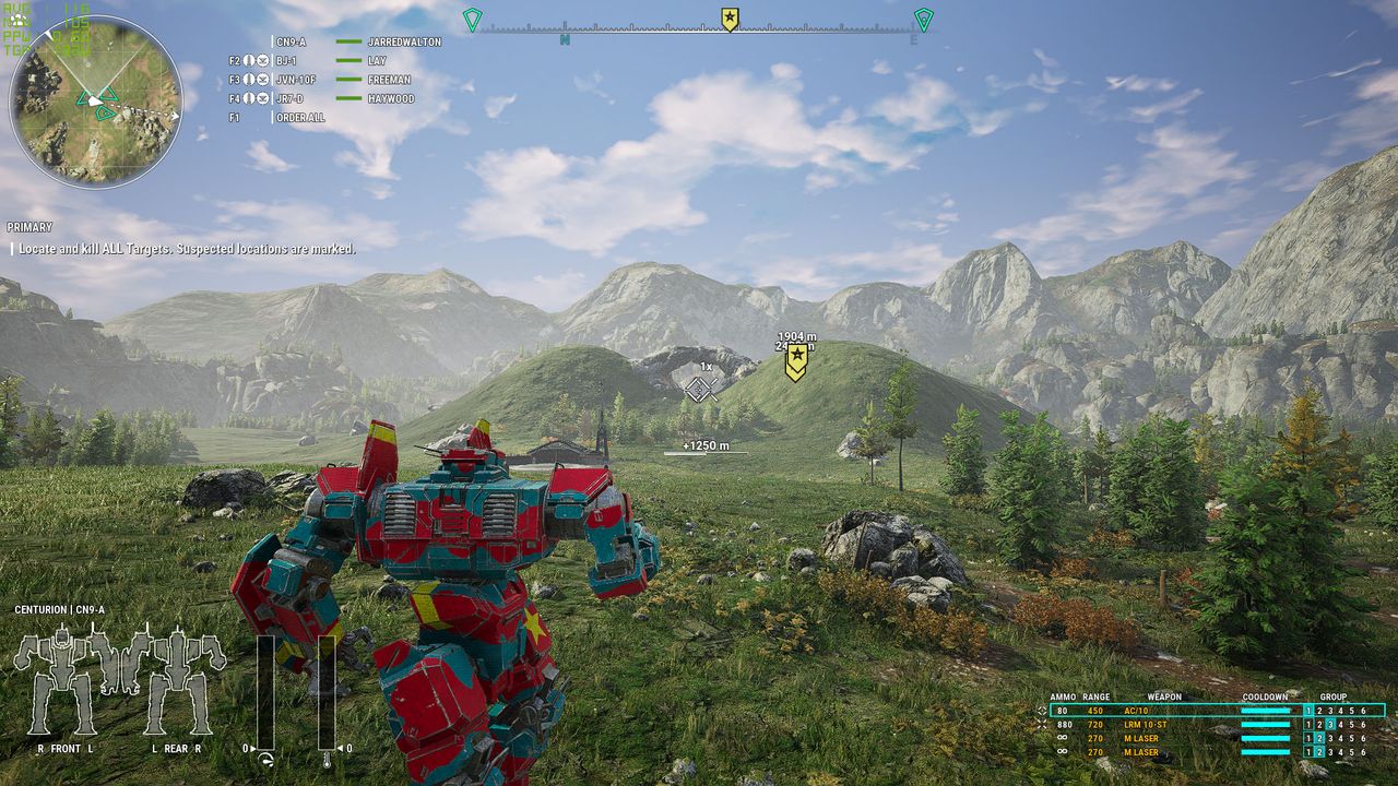 MechWarrior 5 settings and image quality