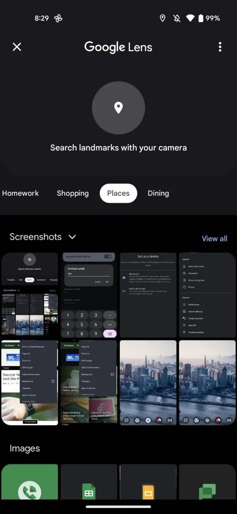 Google Lens New Search update
