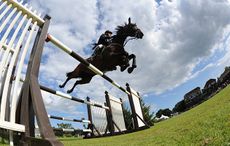 Tim STOCKDALE GBR riding FLEUR DE L'AUBE, during The Longines King George V Gold Cup presented by Longines, during the Royal International Horse Show at The All England Jumping Course, Hickstead, West Sussex, UK on 31 July 2016