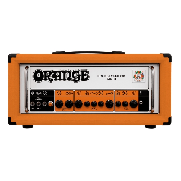 An Orange Rockerverb 100 tube amp head