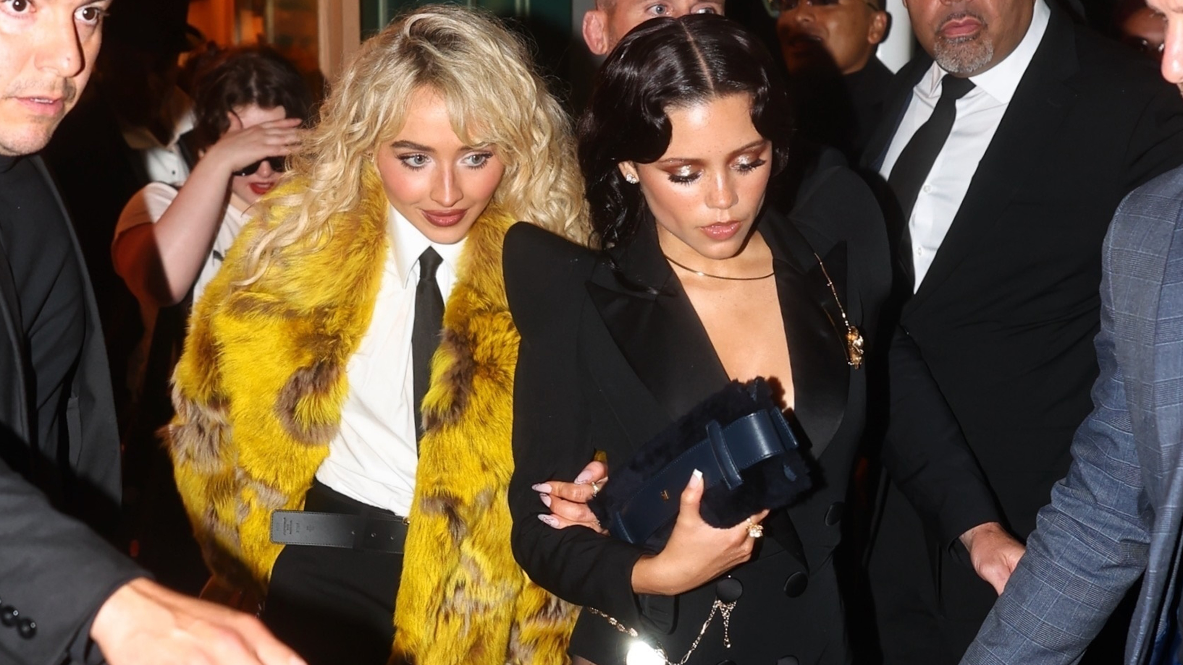 Sabrina Carpenter and Jenna Ortega at the Met Gala 2025 After Party.