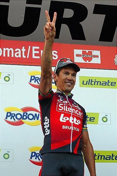 Robbie McEwen tasted success at the Tour de Suisse
